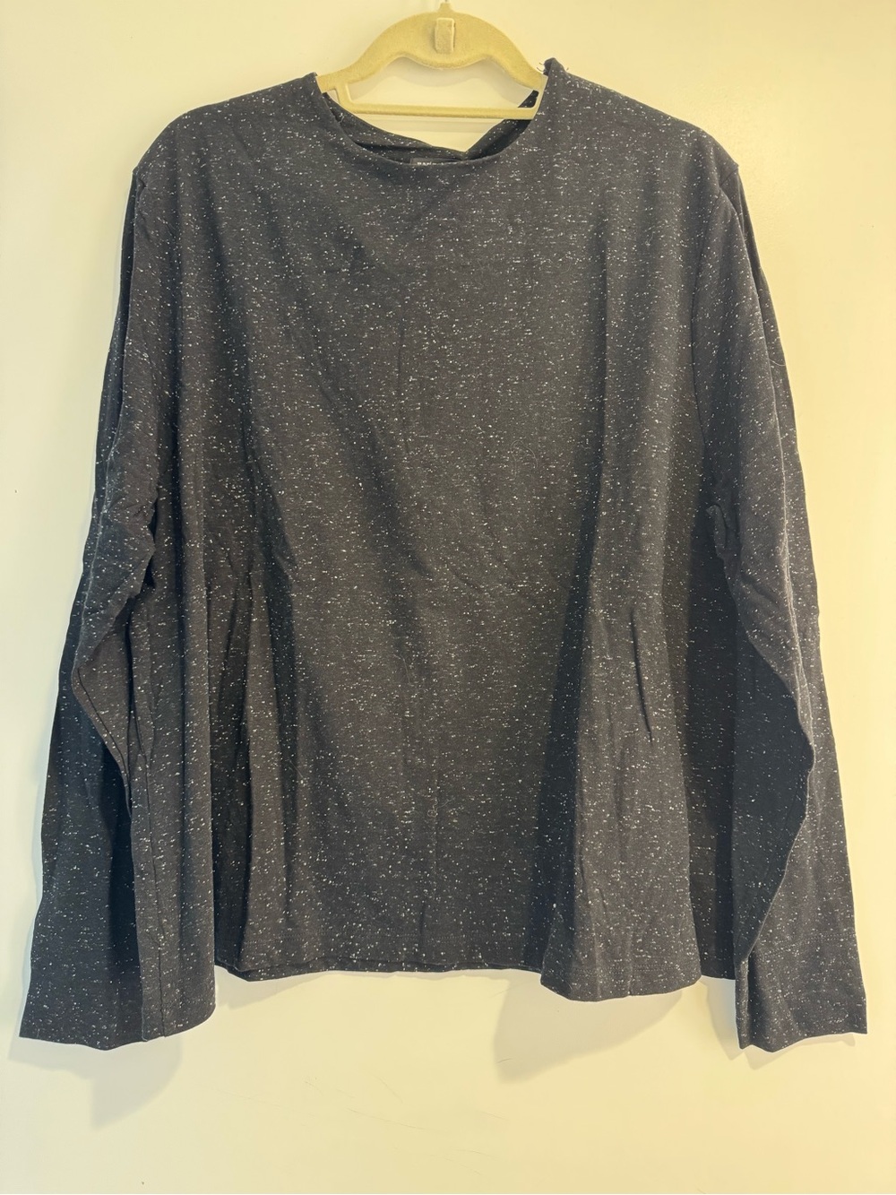 NWT Marimekko Black Speckled Long Sleeve Jersey Tee